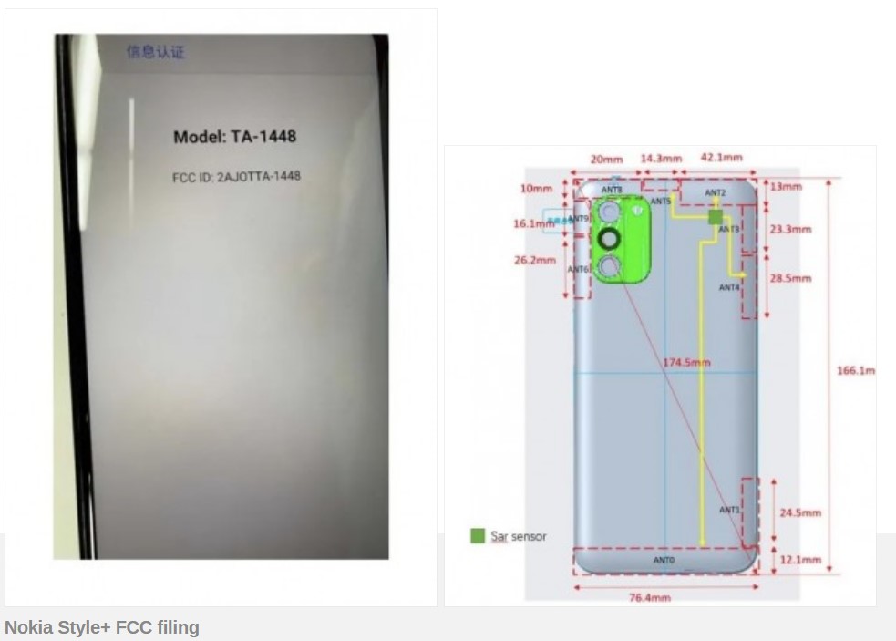 หลุดสเปคเพิ่มเติมและขนาดของ Nokia Style+ ที่กำลังจะเปิดตัวพร้อมการรับรอง FCC